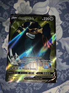 Pokémon Karte Copperajah V Full Art Ultra selten SWSH Rebel Clash 187/192 Neuwertig/M - Bild 1 von 4