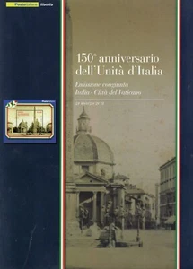 ITALIA 2011 FOLDER 150° ANNIVERSARIO DELL'UNITA' D'ITALIA - emissione congiunta - Picture 1 of 1
