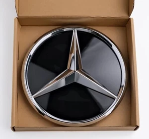 Front Chrome Star Emblem Fits For Mercedes Benz W177 W205 C400 C60 AMG 2019-2022 - Picture 1 of 3