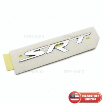 2011-2018 Jeep Grand Cherokee Chrome SRT Emblem Nameplate Badge Mopar Foto 1 de 4