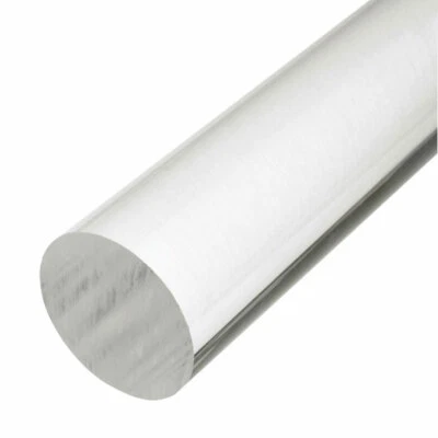 Clear Acrylic Rod Perspex Round Circular Bar 12" Long 2mm to 50mm Diameter PMMA - Image 1 of 4