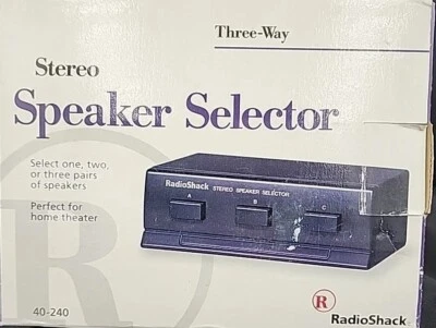 Radio Shack Stereo Speaker 3 Way Selector Switch 40-240  - Image 1 of 4