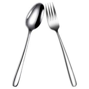 Stainless Steel Fork Spoon Set Western Silverware Food Tableware - Picture 1 of 12