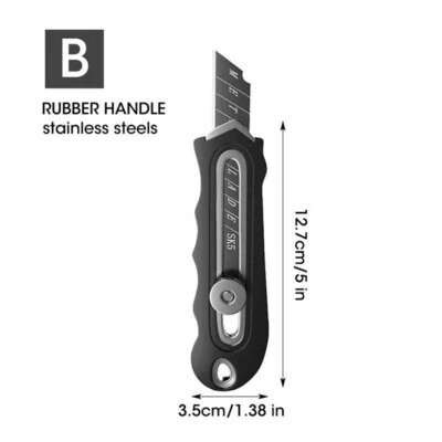 Retractable Utility Knife Multi-Function Opener Stainless Steel Blades - AUS - Image 1 of 4