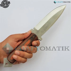 Jagdmesser 30 cm High Carbon Steel 1045 Micarta Hunting Knife - Picture 1 of 2