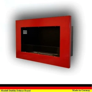 Gel y Etanol Chimenea Caminetti Cheminee Fireplace Dublin Deluxe Royal Rojo - Imagen 1 de 1