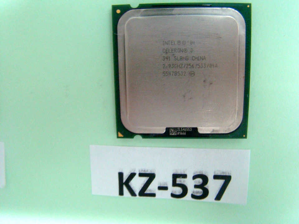 Intel CPU Celeron D 341 SL8HB 2.93Ghz 256KB 533MHz 04A #KZ-537 - Image 1 of 1