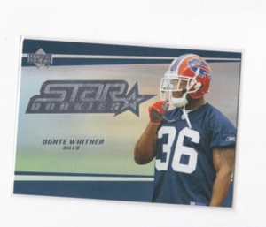 DONTE WHITNER 2006 UPPER DECK FOOTBALL STAR ROOKIE- ROOKIE CARD-SHIPS FREE - Picture 1 of 23