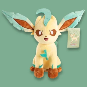 Leafeon Peluche 9" Peluche Amarillo Muñeca Figura Anime Juguete Serie TV Personaje - Imagen 1 de 5