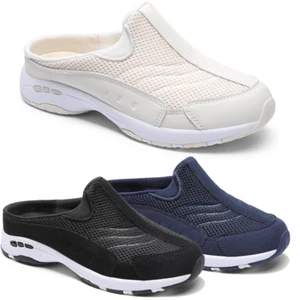 Women Slip On Mule Shoes Comfortable Mesh Walking Sneaker Shoes - Picture 1 of 26