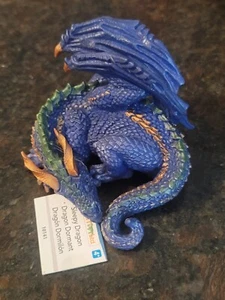 Sleepy Dragon Plastic Figure 3.5" L x 3"H #10141 Safari Ltd. New In BAG - Picture 1 of 2
