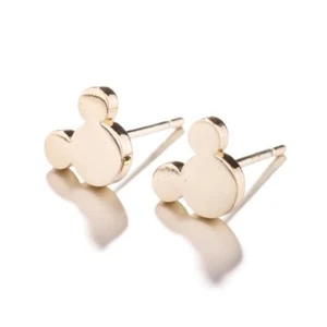 Disney Ohrring Ohrstecker Disney Land Mickey Maus Mouse Gold Ohrring NEU! - Bild 1 von 5