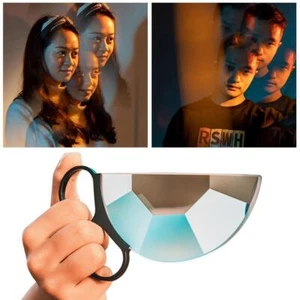 Handheld Semicircle Kaleidoscope Camera Lens Filter Optical Glass Q9 Prism J9L3 - Picture 1 of 16