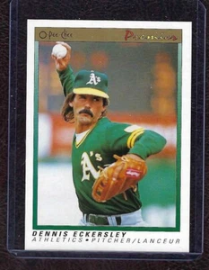 1991 O-Pee-Chee Premier #38 Dennis Eckersley, Oakland Athletics, HOF, NM-MT! - Picture 1 of 2