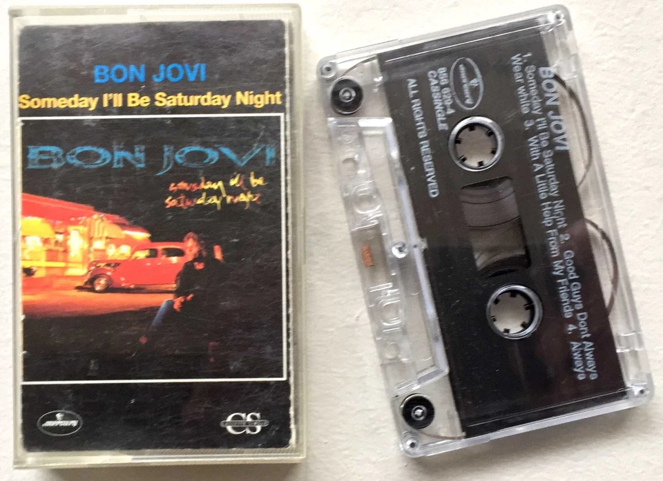 BON JOVI Someday I'll Be Saturday Night 1988 Mercury CASSETTE VG++ - Image 1 of 1