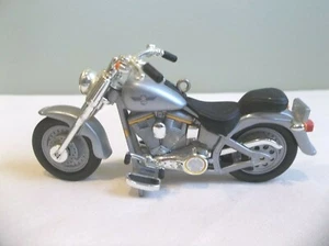 Hallmark Keepsake Harley Davidson dated 2000 2nd in Series Silver Fat Boy  - Picture 1 of 7