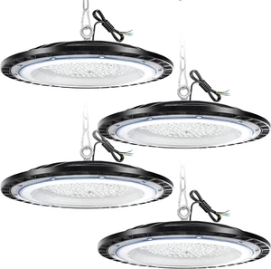 4Pack 100W High Bay LED Shop Light Super Bright 6500K AC220V-240V LED High Ba... - Picture 1 of 1