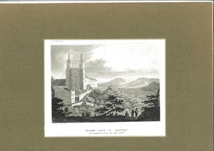 Orig. Stahlstich Schloß Banz in Franken - Bild 1 von 1