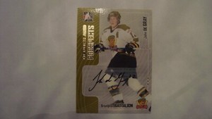 2005 06 IN THE GAME HEROES AND PROSPECTS  A-JD JOHN DE GRAY AUTOGRAPH 