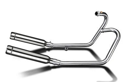 Silenciadores de nariz de toro de acero inoxidable de 16" para escape completo Triumph Bonneville Bobber 2-2 Foto 1 de 3