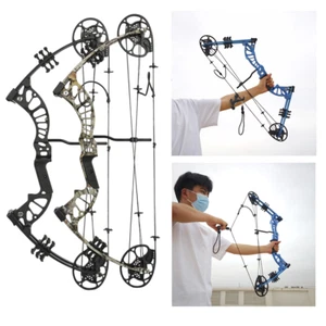 31.5in Junior Compound Bow Arrows Archery Outdoor Shooting Beginner Gift Target - Picture 1 of 22