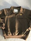 Vintage UPS Jacket Mens 2X United Parcel Service Brown Uniform Pullover Anorak