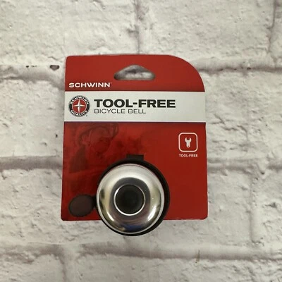 Schwinn Tool-Free Bicycle Bell New In Package Universal Fit Easy Install - Image 1 of 4