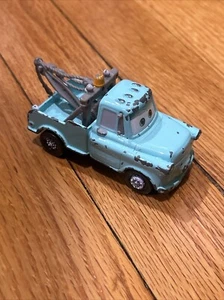 Disney Pixar Cars Original Tow Mater Metal Die cast Aqua Blue Truck Loose - Picture 1 of 5