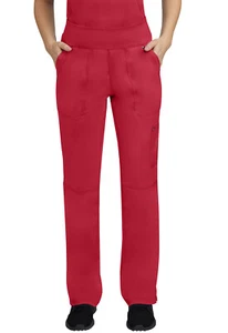 Healing Hands Purple Label Women's Scrubs Tori Pant 9133 RED Red Free Shipping - Picture 1 of 6