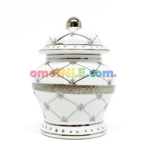 POTICHE DE PORCELANA TINAJITA 6" OPERN TINAJA JIMAGUAS SOPERITA WEISS BLANCO - Bild 1 von 6