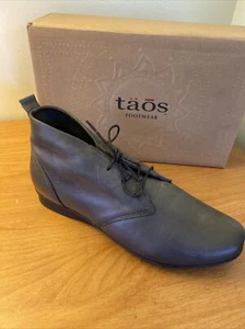 Taos Womens Robin Ankle Boots Granite Gray Buttery Leather Size EU 37 US 6-6.5 - Picture 1 of 6