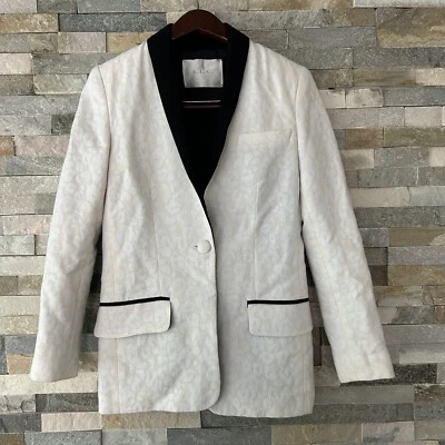 NWOT ALC A.L.C. Women’s Formal Blazer Jacket  One Button White Size 0 - Image 1 of 4