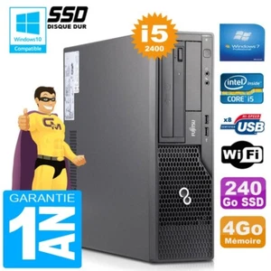 PC Fujitsu Esprimo E500 E85+ SFF Core I5-2400 RAM 4Go Scheibe 240 GB SSD Wifi W7 - Bild 1 von 1