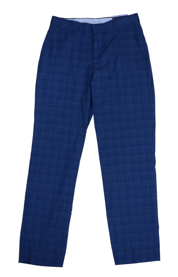 Tommy Hilfiger TH Flex Niños Grandes Elastizados Traje A Cuadros Pantalones de Vestir Separados Nuevo con Etiquetas Foto 1 de 1