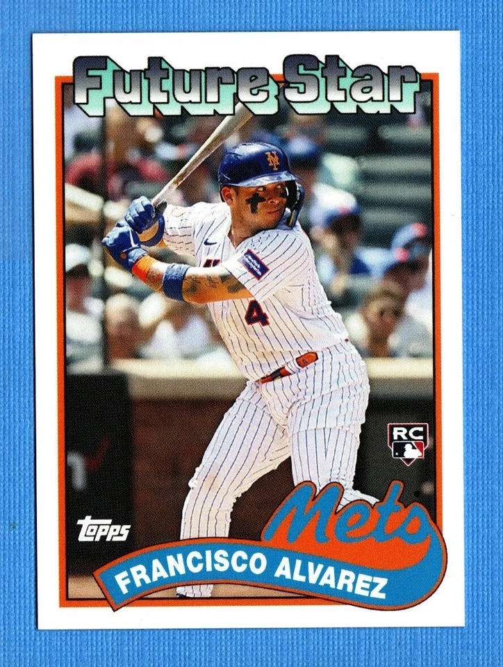 2023 Topps Throwback Thursday #105 Francisco Alvarez New York Mets 1924 - Image 1 of 1