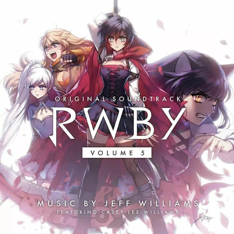 RWBY Volume 5 Soundtrack 2 Disc CD Set  Epic Music by Rooster Teeth  Brand New - Image 1 of 4