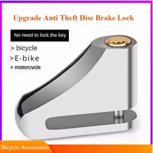 Anti Theft Disc Brake Wheel Lock For Scooter Bike Bicycle Motorcycle NEW - Picture 1 of 6