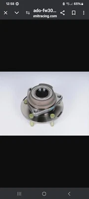 Conjunto de buje y cojinete de rueda delantera original ACDelco FW304 GM y pernos de rueda Foto 1 de 2