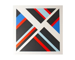 Ilya Bolotowsky Op Art Serigrafie Druck - Bild 1 von 7