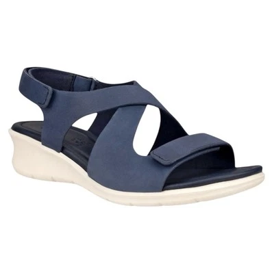 ECCO Women's Felicia Night Sky Suede Leather Sandal US 9 - 9.5 EU 40 NEW - Image 1 of 4