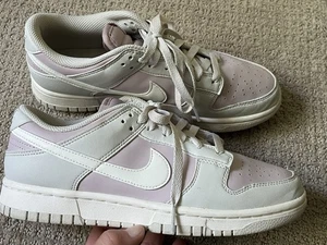 NIKE DUNK LOW NEXT NATURE LIGHT BONE/PLATINUM VIOLET Women’s Size 8 - Picture 1 of 6