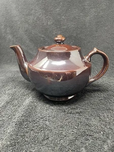 Occupied Japan Brown 5 Inch Tea Pot - Picture 1 of 5