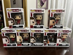 Collezione 8 Funko PoP La Casa di Carta/La Casa de Papel - Foto 1 di 8