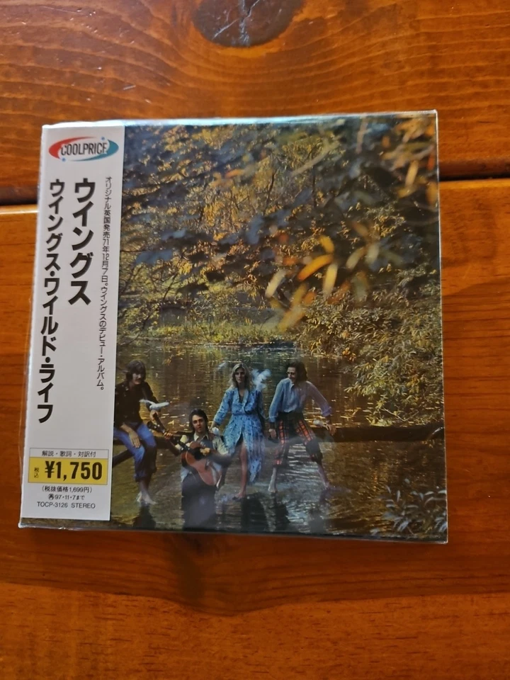 Paul McCartney Wings Wild Life CD Mini LP OBI Beatles Linda Denny Laine