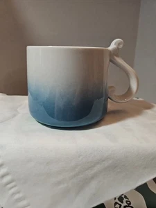 Starbucks "Hawaii" Becher 10oz blau-weiß ausgefallener Henkel - Bild 1 von 7