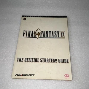 Final Fantasy IX 9 Official Piggyback Strategy Game Guide Book Go Used Rare RPG - Picture 1 of 24