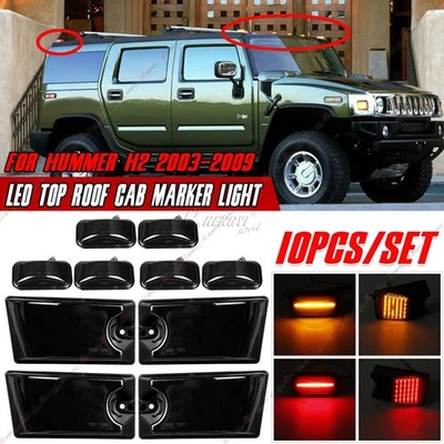 10 Stück   Dachlicht Markierungs Lampe Vorne Hinten Für Hummer H2 2003-2009 - Bild 1 von 4