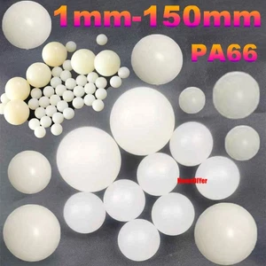 PA66 Nylon Plastic Balls High Precision Solid Ball Bearing Diameter 1mm - 150mm - Picture 1 of 22