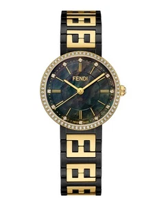 Fendi Womens Forever Fendi Two Tone 29mm Bracelet Fashion Watch - Picture 1 of 3