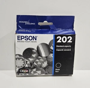Epson 202 Tintenpatrone Schwarz Standardkapazität - Neu Versiegelte Verpackung - Bild 1 von 3